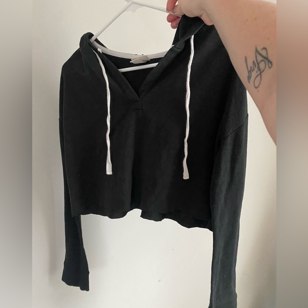 Cropped hoodie
